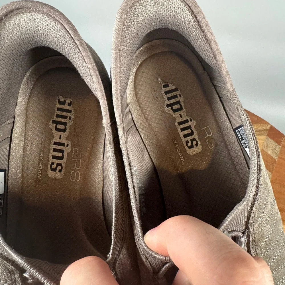 Skechers Hands Free Slip-ins Seager Hiker Topanga Dark Taupe 100615 Womens 8.5